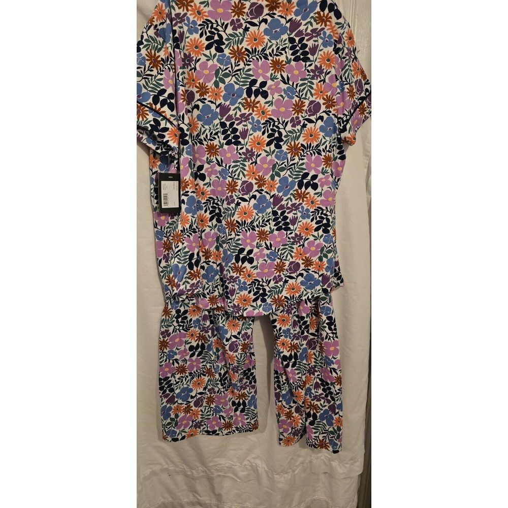 Kate Spade New York Black Label Spring Floral Pajama Set -‎ Medium